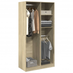 Garderoob sonoma tamm 100 x 50 x 200 cm tehispuit