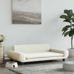Koeravoodi, kreemjas, 100 x 54 x 33 cm, samet