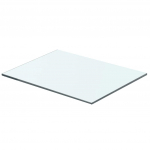 Klaasist riiuliplaat 40 x 25 cm l&auml;bipaistev
