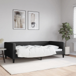 P&auml;evavoodi, must, 100 x 200 cm, kangas