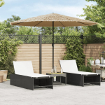 Aia p&auml;ikesevari koos led-tulede ja teraspostiga, pruun