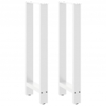 Baarilaua jalad, valged, 2 tk, 50 x (100&ndash;101) cm, teras
