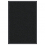 Uksematt, must, 40 x 60 cm