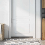 Isekleebivad uksed brush seibid 2 pcs valge 100 cm