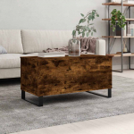 Kohvilaud, suitsutatud tamm, 90 x 44,5 x 45 cm, tehispuit