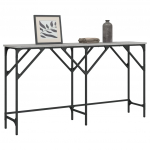 Konsoollaud, hall sonoma tamm, 140 x 29 x 75 cm, tehispuit