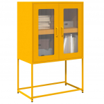 Highboard sinepikollane 68x39x107 cm teras