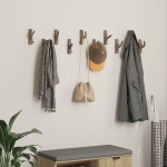 Konks pruun 4 x 4 x 14 cm tugev taastatud puit