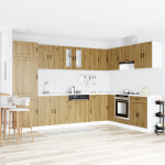 Valamu aluskapp uksega porto pruun 80 x 46 x 81,5 cm tehispuit