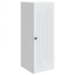 Seinale kinnitatav kapp valge 33 x 34,5 x 90 cm tehispuit