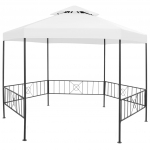Varjualune 323 x 275 x 265 cm pruunikashall 180 g/m&sup2;