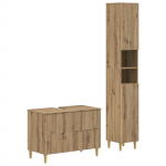 2-osaline vannitoa kapi komplekt arnhem artisan tamm tehispuit