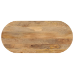 Ovaalne lauaplaat, 140x60x3,8 cm, mangopuit