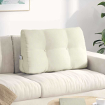 Seljatugi padi cream 80 x 24 x 50 cm samet