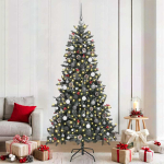 Tehisj&otilde;ulupuu roheline 210 cm pvc, plastikk ja teras