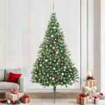 Tehis pre-lit j&otilde;ulupuu koos 300 led-iga roheline 240 cm pvc