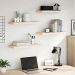 Seinariiulid 4 tk 60x23,5x4 cm tehispuit