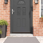 Isekleebivad uksed brush seibid 12 pcs pruun 100 cm