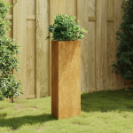 Aia taimekast, 30 x 26 x 75 cm corten teras
