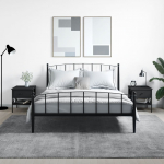 &Ouml;&ouml;kapid 2 tk, must, 40 x 42 x 45 cm, tehispuit