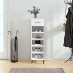 Jalatsikapp, valge, 30 x 35 x 105 cm, tehispuit