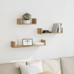 Seinariiulid 3 tk artisan oak engineered wood