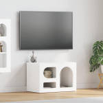 Telerikapp valge 60 x 35 x 40 cm tehispuit