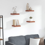 Seinariiul 4 pcs punane 23 x 23,5 x 4 cm tehispuit