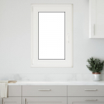 Keldriakendus risor valge 60 x 100 cm pvc ja klaas