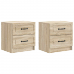 &Ouml;&ouml;lambi kapp 2 pcs sonoma tamm 43 x 34,5 x 44,5 cm tehispuit