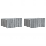 Seinale kinnitatav &ouml;&ouml;tis 2 pcs hall sonoma 49 x 34,5 x 24 cm