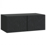 Rippuv tv kapp 78,5 x 31 cm must tehispuit seinale kinnitatav
