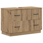Vannitoa kraanikausi kapp hoorn artisan tamm 82 x 41 x 56 cm