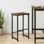 Baaritool suitsutatud tamm 40 x 32 x 74 cm tehispuit