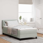 Karbi vedrumadrats peaga helehall 90 x 190 cm samet