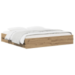 Voodiraam ladustamisega artisan tamm 180 x 200 cm tehispuit