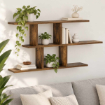 Seinariiul suitsutatud tamm 100 x 17 x 45,5 cm tehispuit
