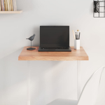 Lauaplaat, helepruun, 60 x 60 x (2-4) cm, t&ouml;&ouml;deldud tammepuit