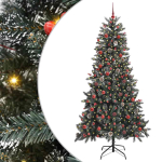Tehisj&otilde;ulupuu roheline 210 cm pvc, plastikk ja teras