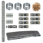 Kanakuut, 268 x 100 x 190 cm, metall