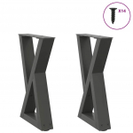 Kohvilaua jalad 2 tk, antratsiithall, 38 x (42-43,3) cm, teras