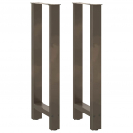 Baarilaua jalad, naturaalne teras, 2 tk, 50 x (100&ndash;101) cm, teras