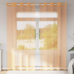R&otilde;ngastihendiga kardinad 2 tk oranž 140x245 cm