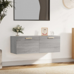 Telerikapp, hall sonoma tamm, 100x36,5x35 cm, tehispuit