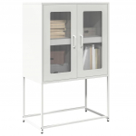 Highboard white 68x39x107 cm teras