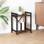 Raamatukapp suitsutatud tamm 40 x 30 x 48.5 cm tehispuit