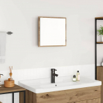 Led vannitoa peegel k&auml;sit&ouml;&ouml;puu 40 x 37 x 8.5 cm tehispuit