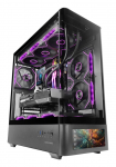 Mars Gaming MCLCDPRO computer case Midi Tower Black