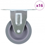 Fikseeritud rattad, 16 tk, 75 mm