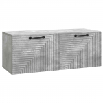 Rippuv tv kapp betoonhall 78,5 x 31 x 30 cm tehispuit